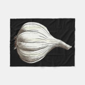 Garlic Lazy Easy Funny Matching Halloween Costume  Fleece Deken (Voorkant (Horizontaal))