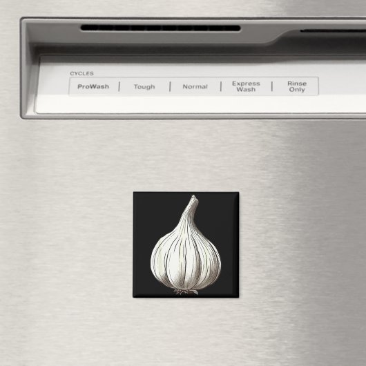 Garlic Lazy Easy Funny Matching Halloween Costume Magneet (Insitu (Vaatwasser))