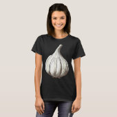 Garlic Lazy Easy Funny Matching Halloween Costume  T-shirt (Voorkant volledig)