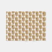 Garlic Naan Bked Indian Flatbrood Cuisine Food Fleece Deken (Voorkant (Horizontaal))