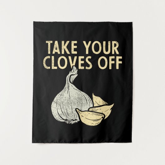 Garlic Plant Wandkleed (Voorkant)