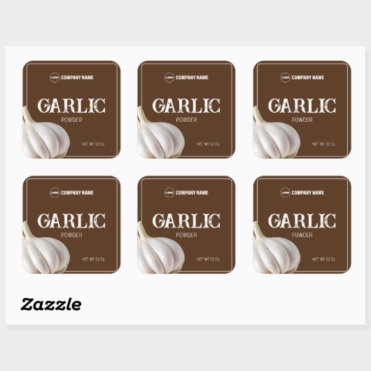 Garlic Spice Custom Sticker (Vel)