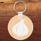 Garlic Vegetable Icon Sleutelhanger (Voorkant)