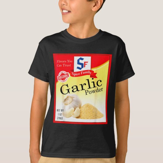 Garlic Wder Sce Group Costume Family Matching Hall T-shirt (Voorkant)