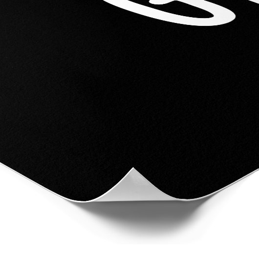 Garlick Funny Garlic Herb Pun Dark BG Poster (Hoek)