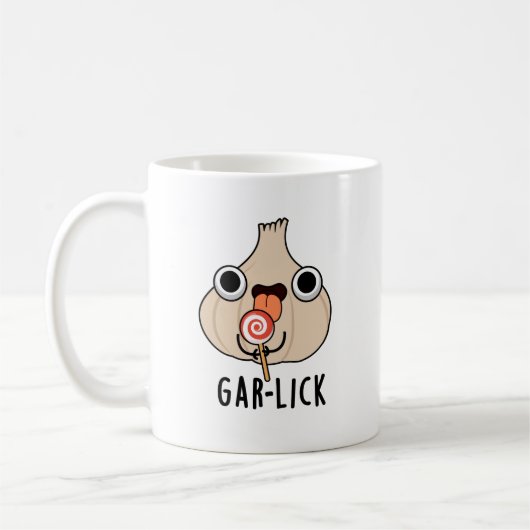 Garlick Funny Garlic Herb Pun Koffiemok (Links)