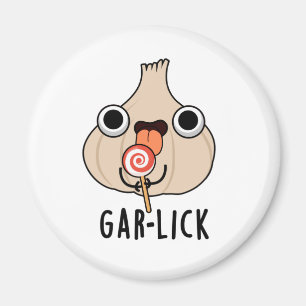 Garlick Funny Garlic Herb Pun Magneet