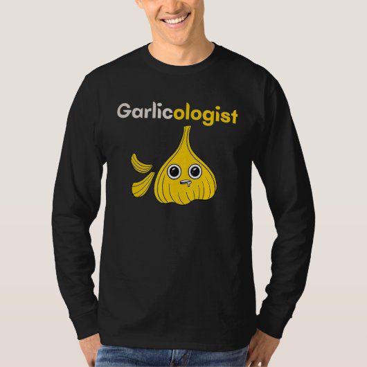 Garlicoloog Garlic Cook Chef Cooking Bread T-shirt (Voorkant)
