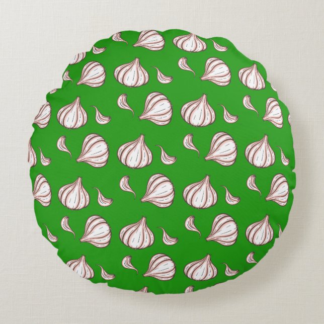 Garlleg Rond Kussen (Voorkant)