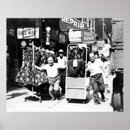 Garment District 1950, New York City Poster (Voorkant)