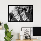 Garment Workers Strike, New York City 1910 Poster (Thuiskantoor)