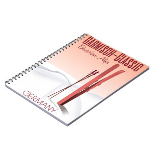 Garmisch Classic, Beierse Alps Ski poster Notitieboek