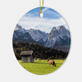 Garmisch Partenkirchen Alps Beieren Duitsland Keramisch Ornament (Links)