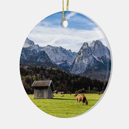 Garmisch Partenkirchen Alps Beieren Duitsland Keramisch Ornament (Links)