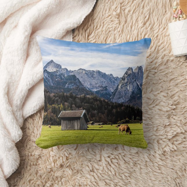 Garmisch Partenkirchen Alps Beieren Duitsland Kussen (Deken)