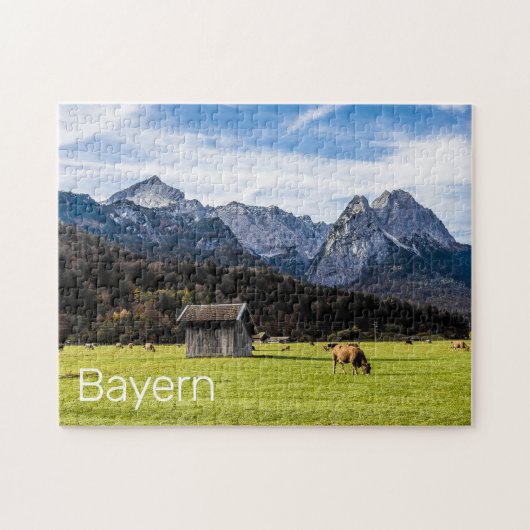 Garmisch Partenkirchen Alps Beieren Duitsland Legpuzzel (Horizontaal)