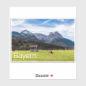 Garmisch Partenkirchen Alps Beieren Duitsland Sticker (Vel)