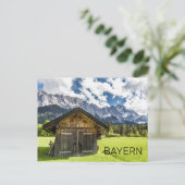 Garmisch Partenkirchen Bavaria Alpen Panorama Feestdagenkaart (Staand voorkant)