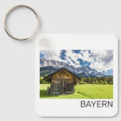 Garmisch Partenkirchen Bavaria Alpen Panorama Sleutelhanger (Voorkant)
