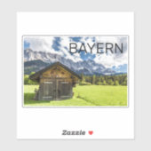 Garmisch Partenkirchen Bavaria Alpen Panorama Sticker (Vel)