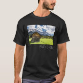 Garmisch Partenkirchen Bavaria Alpen Panorama T-shirt (Voorkant)