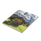 Garmisch Partenkirchen Bavaria Alpen Panorama Tegeltje (Zijkant)