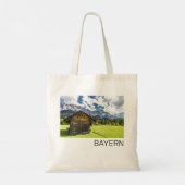 Garmisch Partenkirchen Bavaria Alpen Panorama Tote Bag (Achterkant)