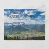 Garmisch-Partenkirchen Beieren Alps Panorama Gift Feestdagenkaart (Voorkant)