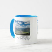 Garmisch-Partenkirchen Beieren Alps Panorama Gift Mok (Voorkant links)