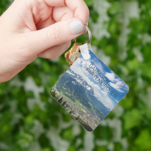 Garmisch-Partenkirchen Beieren Alps Panorama Gift Sleutelhanger