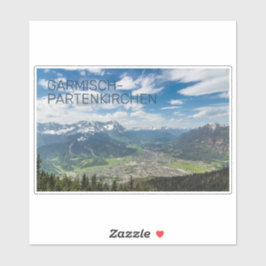 Garmisch-Partenkirchen Beieren Alps Panorama Gift Sticker