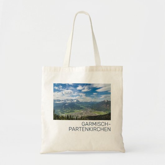 Garmisch-Partenkirchen Beieren Alps Panorama Gift Tote Bag (Voorkant)