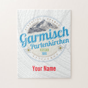 Garmisch Partenkirchen Beieren Vintage Alps Legpuzzel