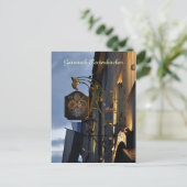 Garmisch-Partenkirchen bij briefkaart 's nachts (Staand voorkant)