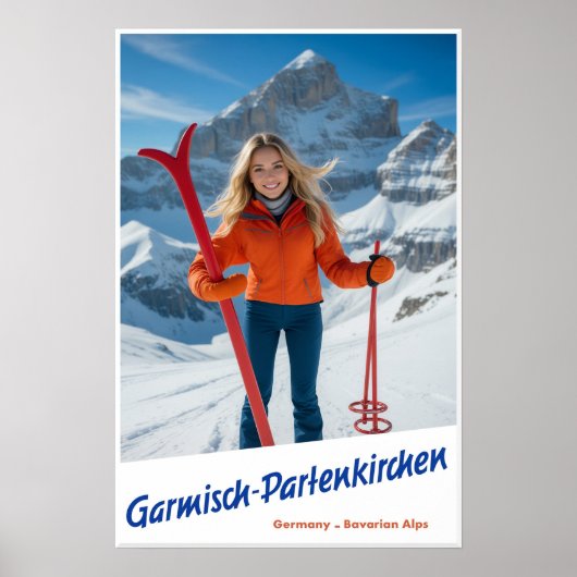 Garmisch Partenkirchen Duitsland Poster (Voorkant)