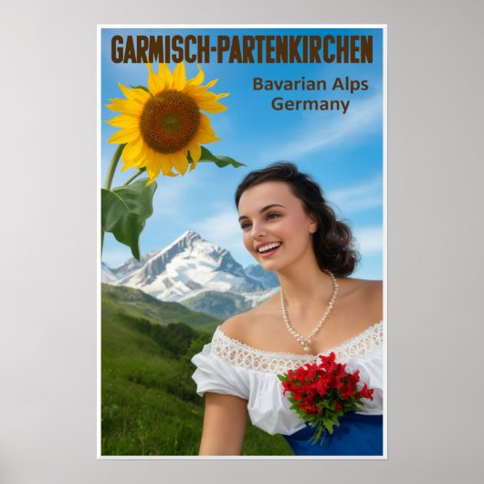Garmisch Partenkirchen, Duitsland poster (Voorkant)