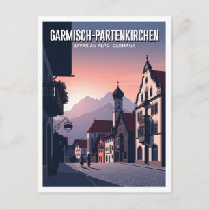 Garmisch-Partenkirchen Duitsland Reis Cadeau Briefkaart