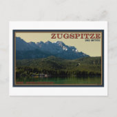 Garmisch - Zugspitze boven de Eibsee Briefkaart (Voorkant)