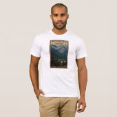 Garmisch - Zugspitze boven de stad T-shirt (Voorkant volledig)
