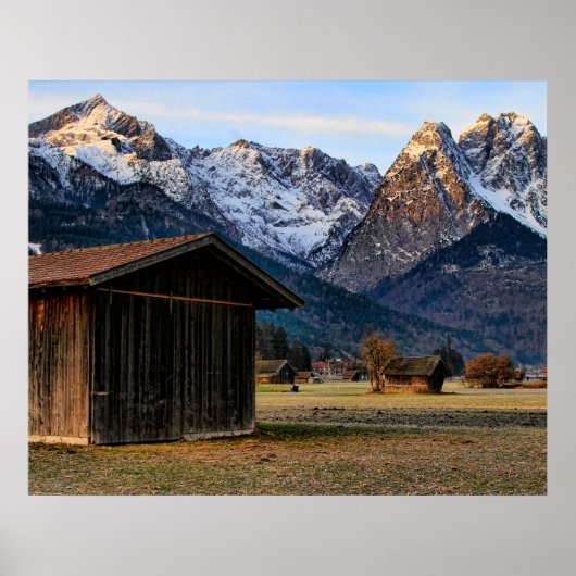 Garmisch Zugspitzeland Poster (Voorkant)
