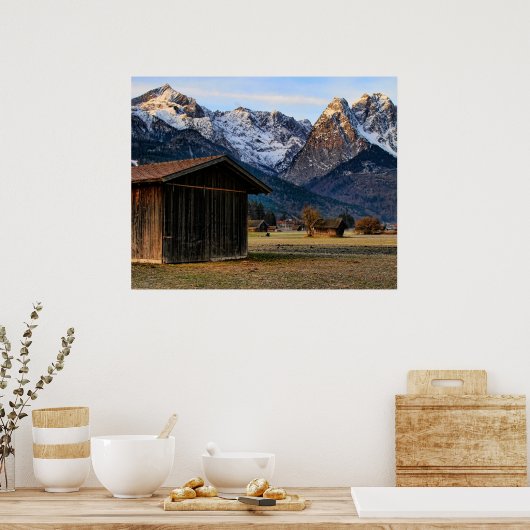 Garmisch Zugspitzeland Poster (Keuken)