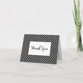 Garn Balls Pattern + Jouw tekst Craft Maker Bedankkaart