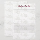 Garn Knitting Fibre Arts Business Crafter Paper (Voorkant / Achterkant)