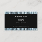 Garn Knitting Handspun Pastel Blauwe Foto Visitekaartje (Achterkant)