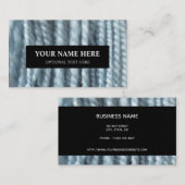 Garn Knitting Handspun Pastel Blauwe Foto Visitekaartje (Voorkant / Achterkant)