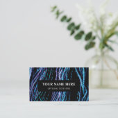 Garn Knitting Handspun Texturelfoto Visitekaartje (Staand voorkant)