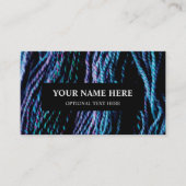 Garn Knitting Handspun Texturelfoto Visitekaartje (Voorkant)