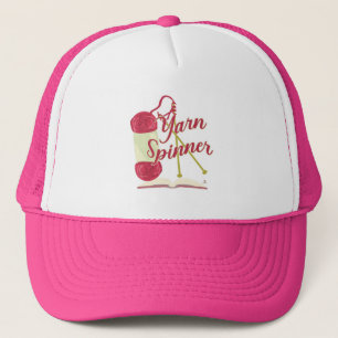 Garn Spinner Verteller Episch Schrijver Cartoon Trucker Pet