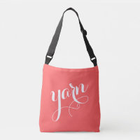 GARN! Typografie White Calligraphy Coral