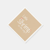 Garnaal baby shower servet (Hoek)